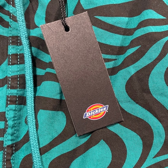 Dickies Men's Swim Trunks in Black and Teal size XXL - Picture 2 of 10